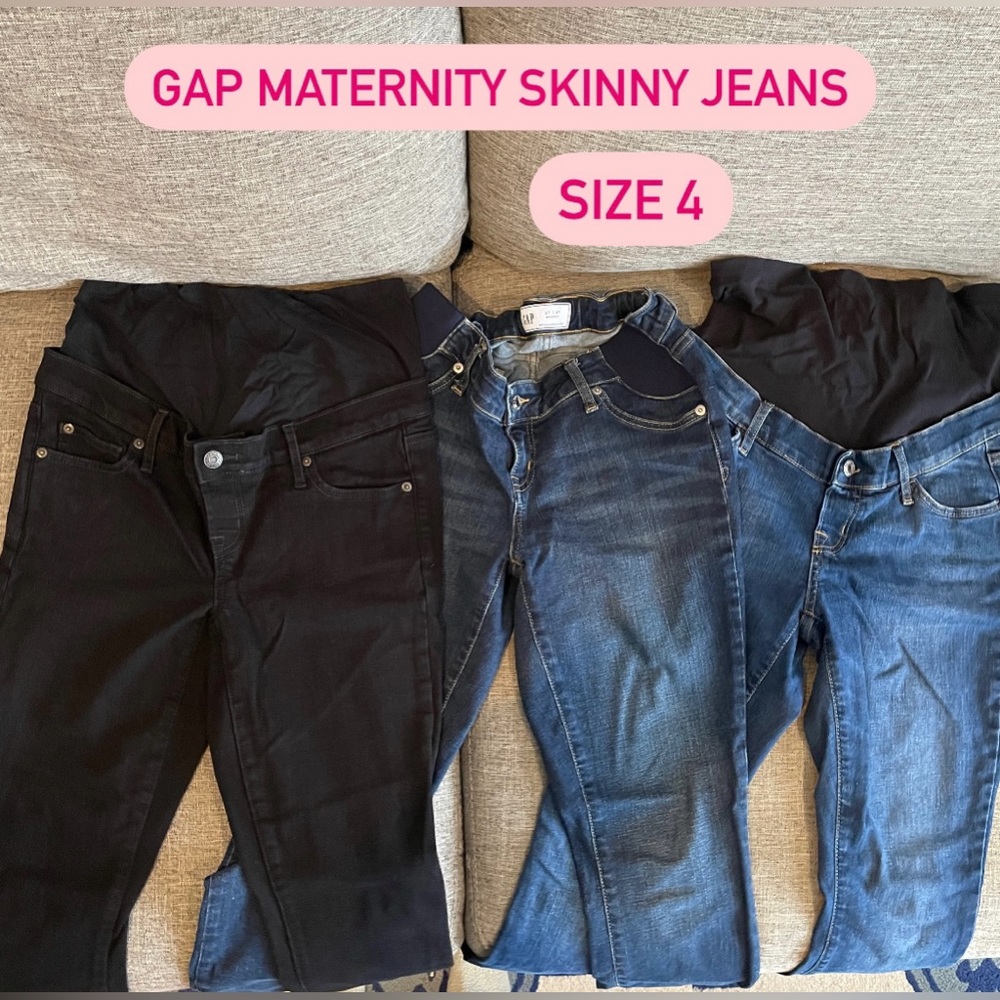 ❌SOLD❌ Lot of Gap maternity jeans